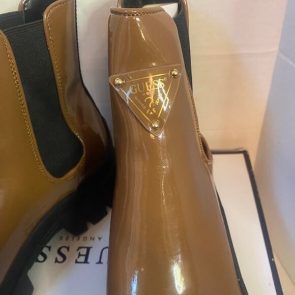 Guess Hestia Women's boots, in Medium Brown Size 10M (NEW) - Picture 2 of 8